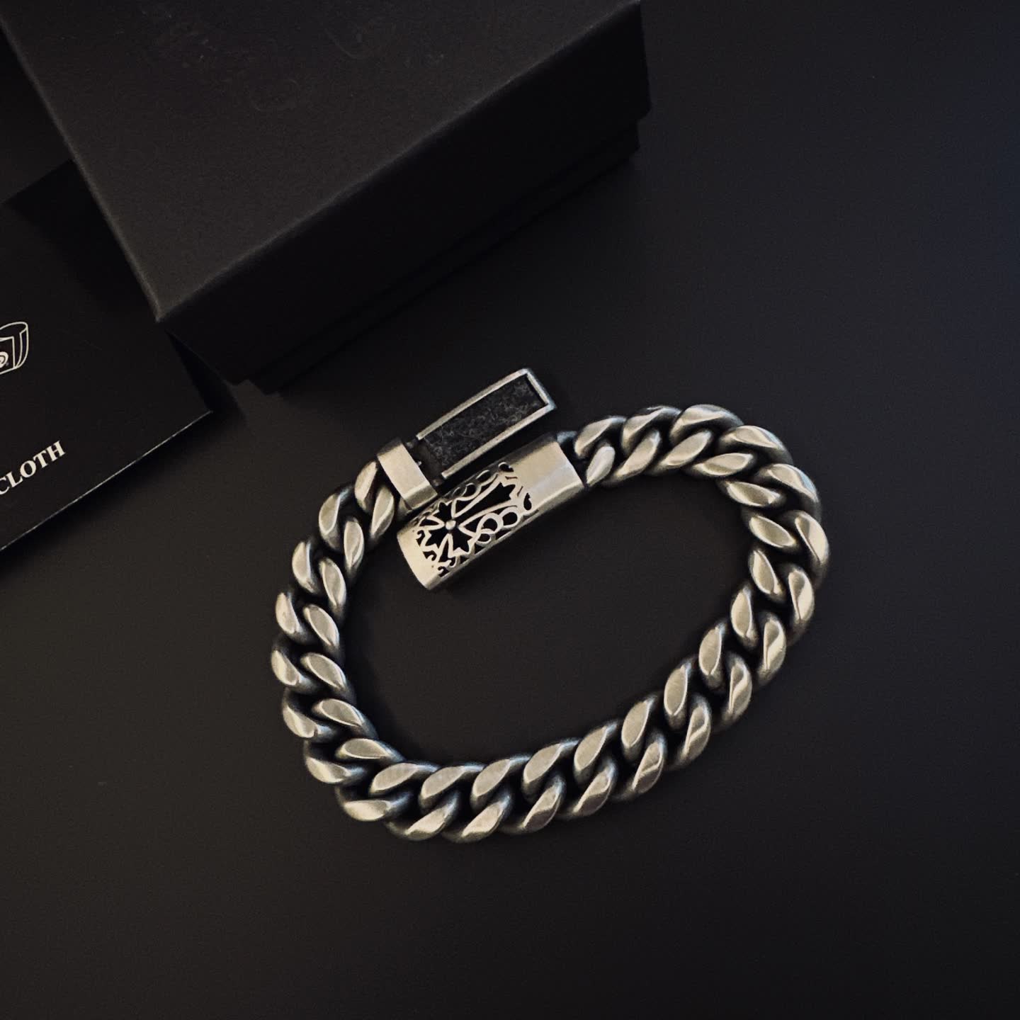 Chrome Hearts Silver Chain Bracelet